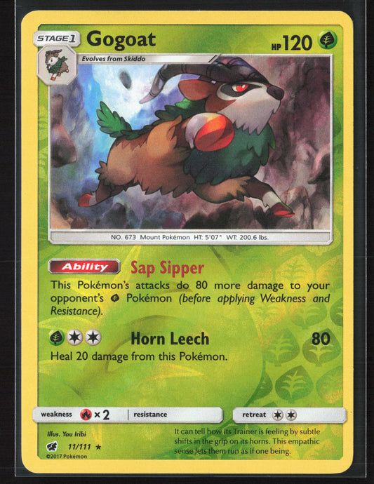 SM - Crimson Invasion #11/111 Gogoat Reverse Holo 22503