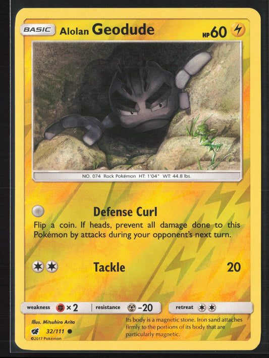 SM - Crimson Invasion #32/111 Alolan Geodude Reverse Holo 22504
