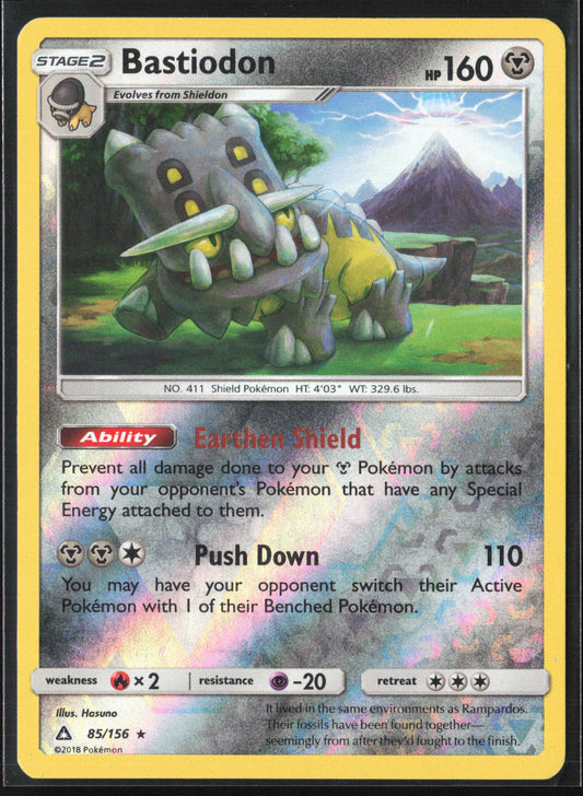SM - Ultra Prism #85/156 Bastiodon Reverse Holo 22514