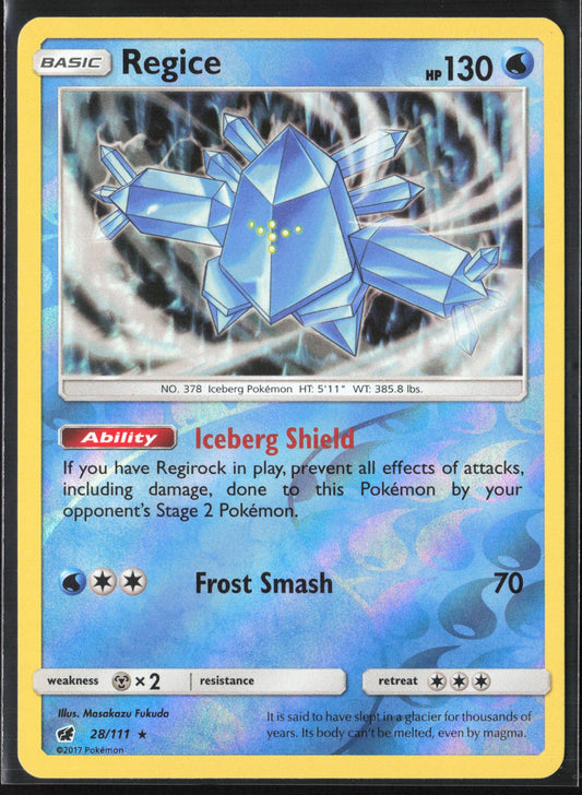 SM - Crimson Invasion #28/111 Regice Reverse Holo 22515