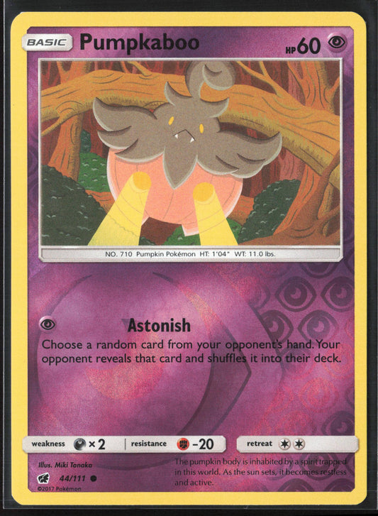 SM - Crimson Invasion #44/111 Pumpkaboo Reverse Holo 22517
