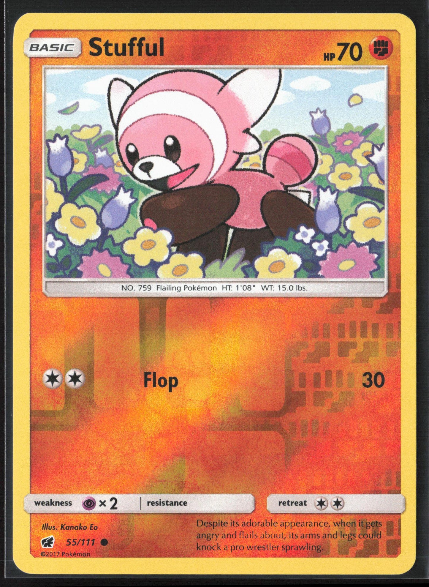 SM - Crimson Invasion #55/111 Stufful Reverse Holo 22529