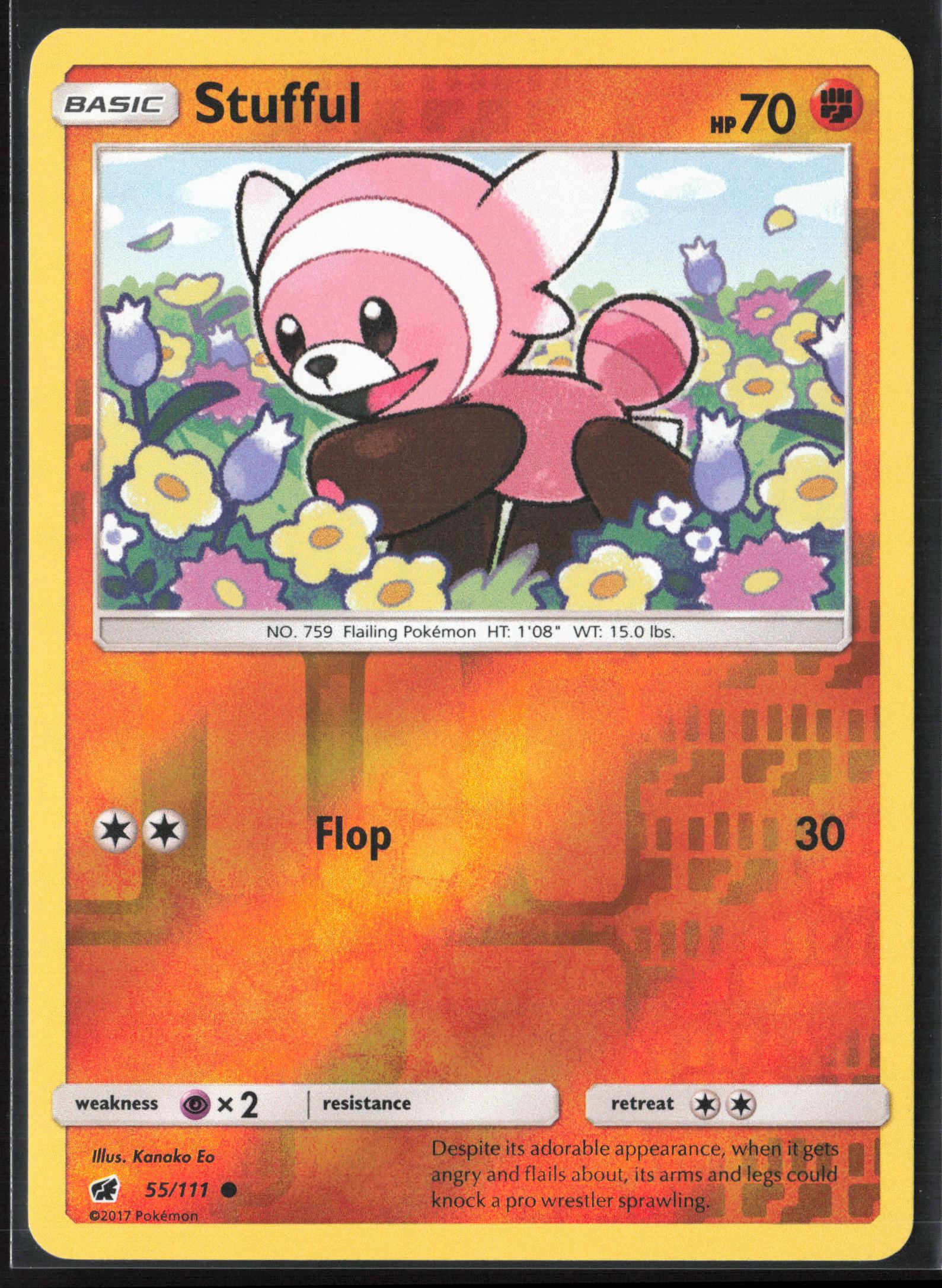 SM - Crimson Invasion #55/111 Stufful Reverse Holo 22529