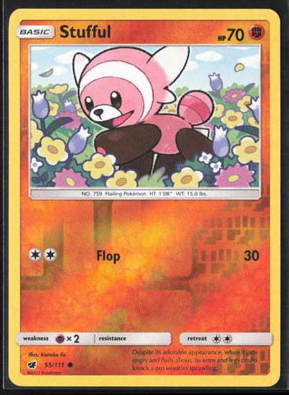 SM - Crimson Invasion #55/111 Stufful Reverse Holo 22529