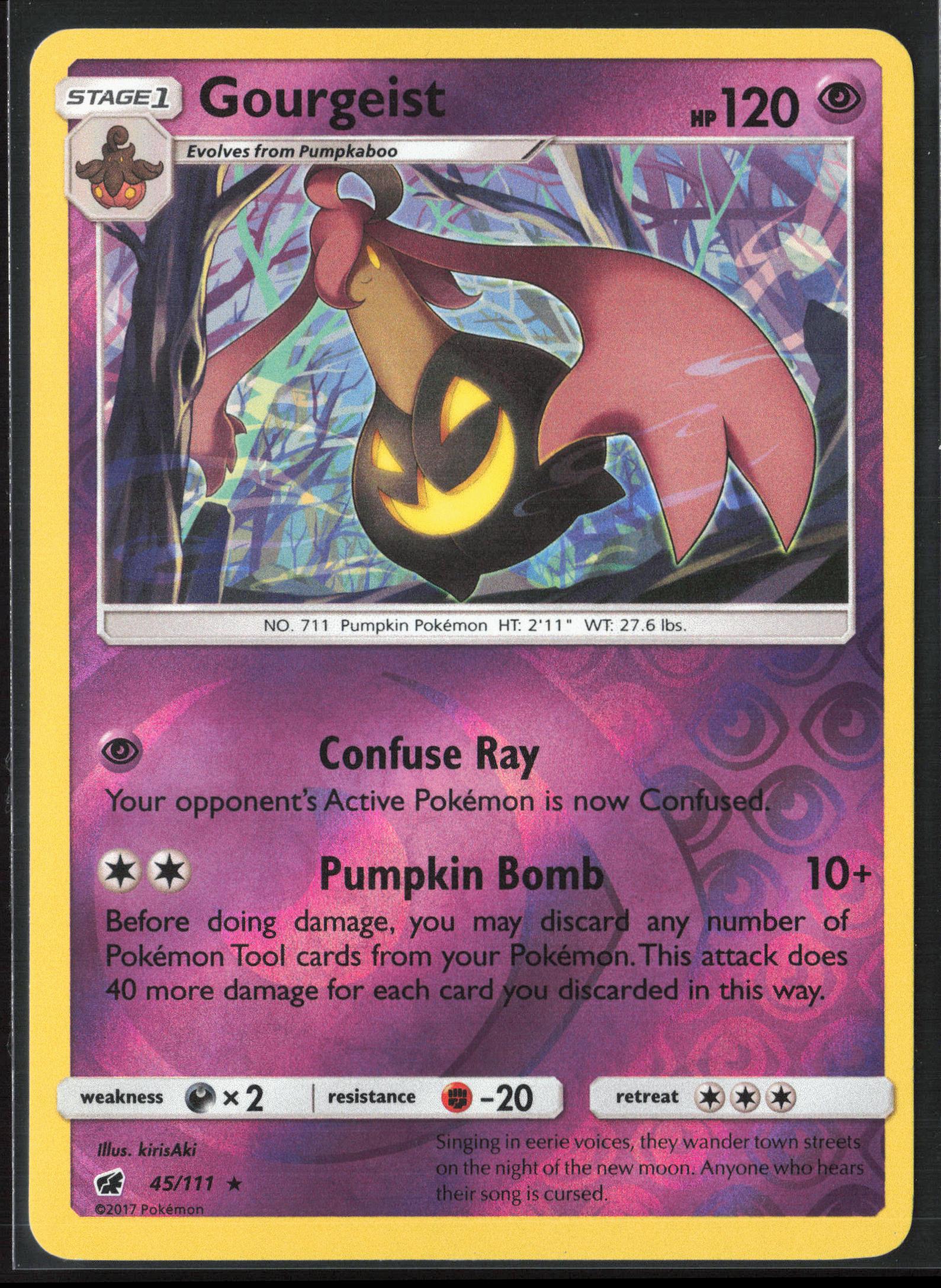 SM - Crimson Invasion #45/111 Gourgeist Reverse Holo 22532