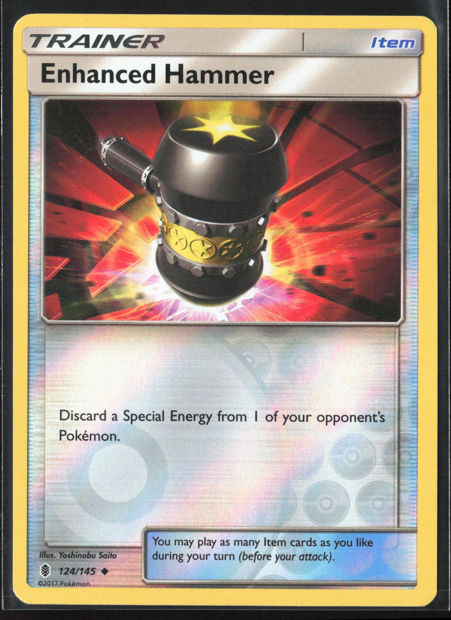 SM - Guardians Rising #124/145 Enhanced Hammer Reverse Holo 22535