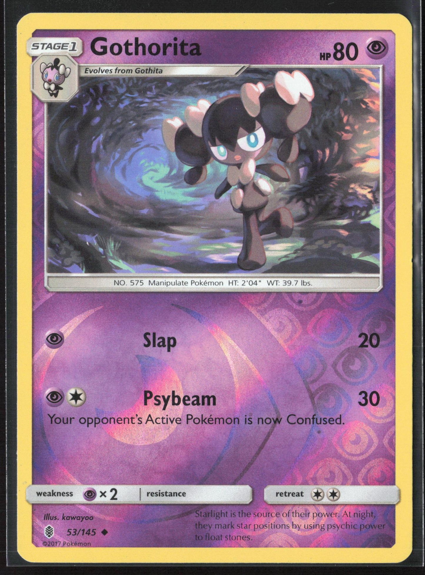 SM - Guardians Rising #53/145 Gothorita Reverse Holo 22537