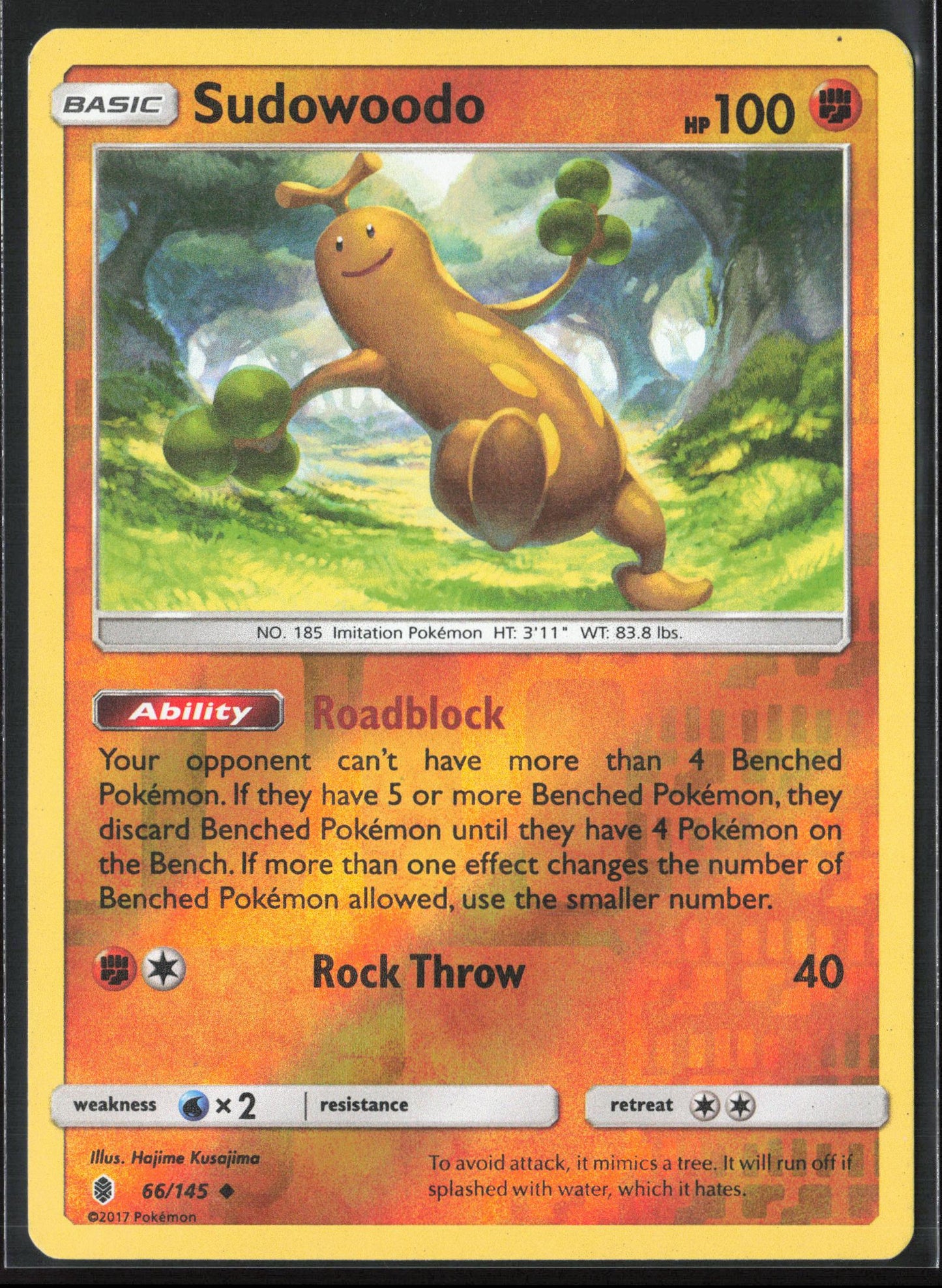 SM - Guardians Rising #66/145 Sudowoodo Reverse Holo 22540