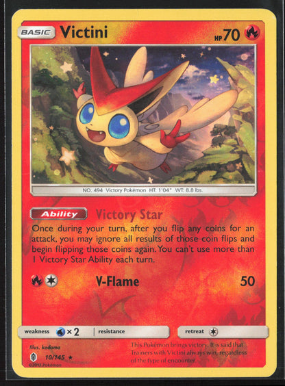 SM - Guardians Rising #10/145 Victini Reverse Holo 22545
