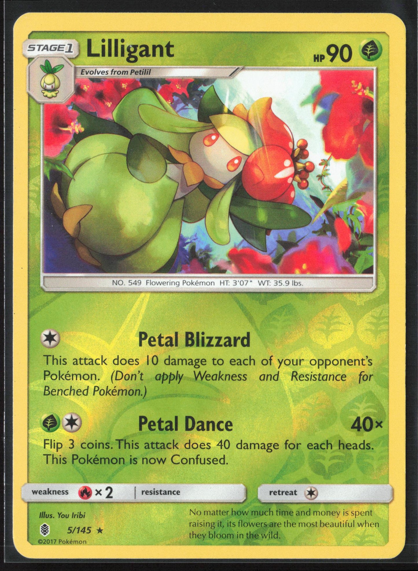 SM - Guardians Rising #5/145 Lilligant Reverse Holo 22547
