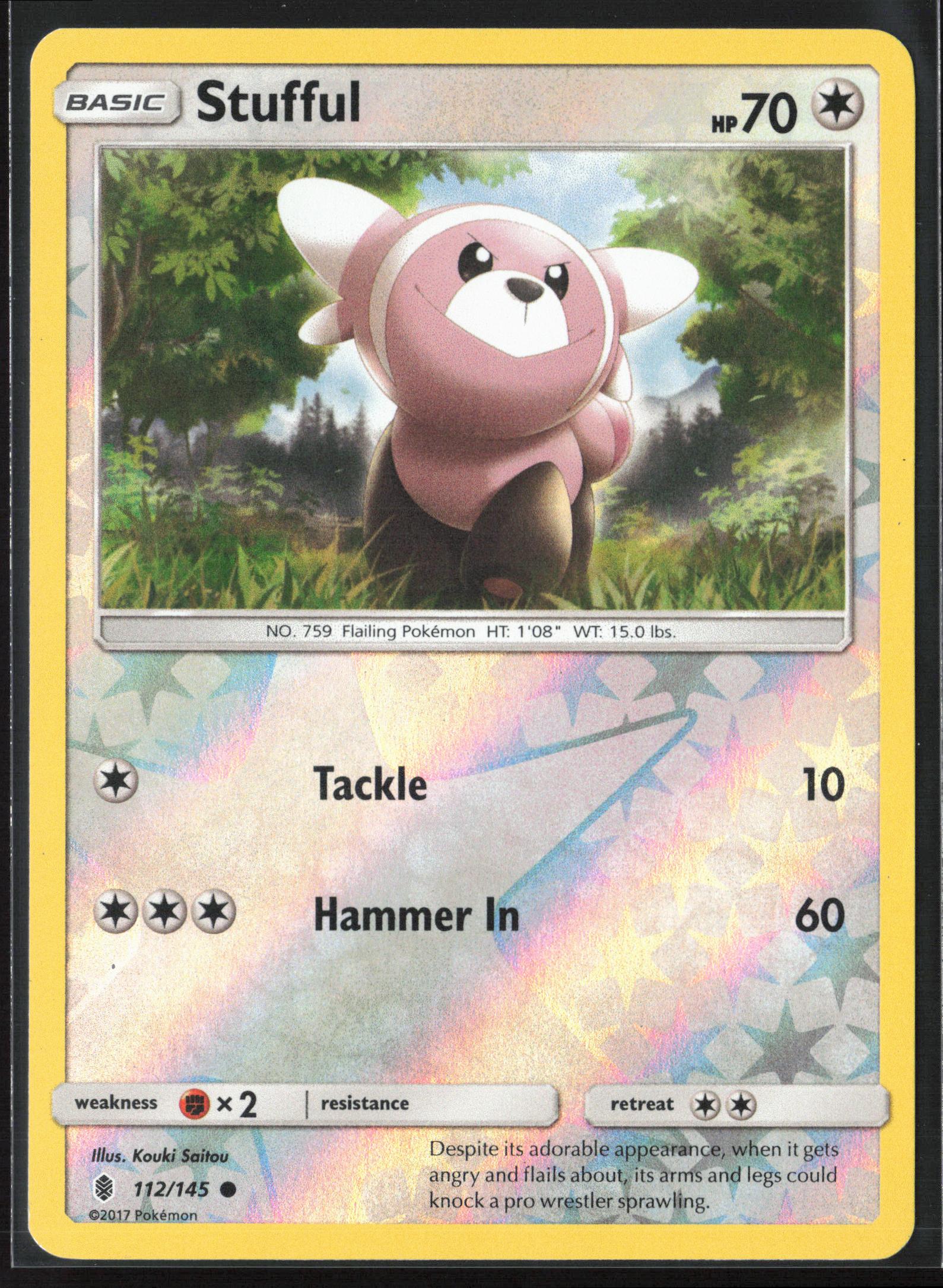 SM - Guardians Rising #112/145 Stufful Reverse Holo 22548