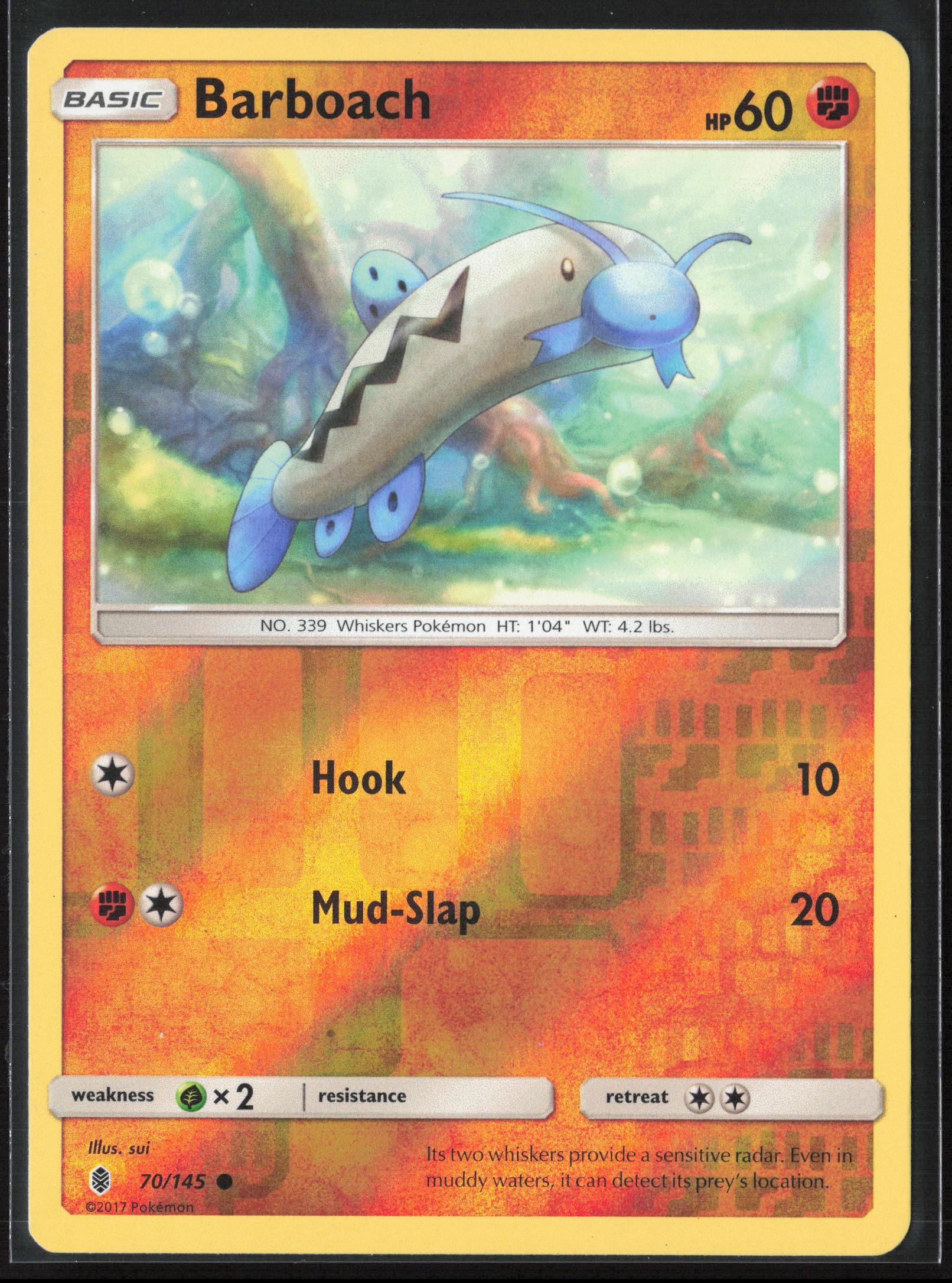 SM - Guardians Rising #70/145 Barboach Reverse Holo 22550