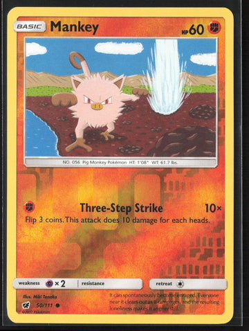 
SM - Crimson Invasion #50/111 Mankey Reverse Holo 22559