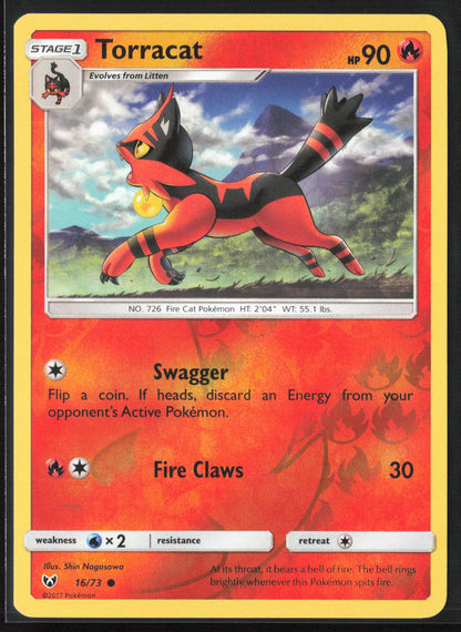 Shining Legends #16/73 Torracat Reverse Holo 22560