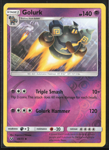 Shining Legends #44/73 Golurk Reverse Holo 22562