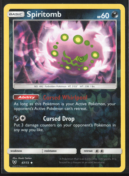 Shining Legends #47/73 Spiritomb Reverse Holo 22564