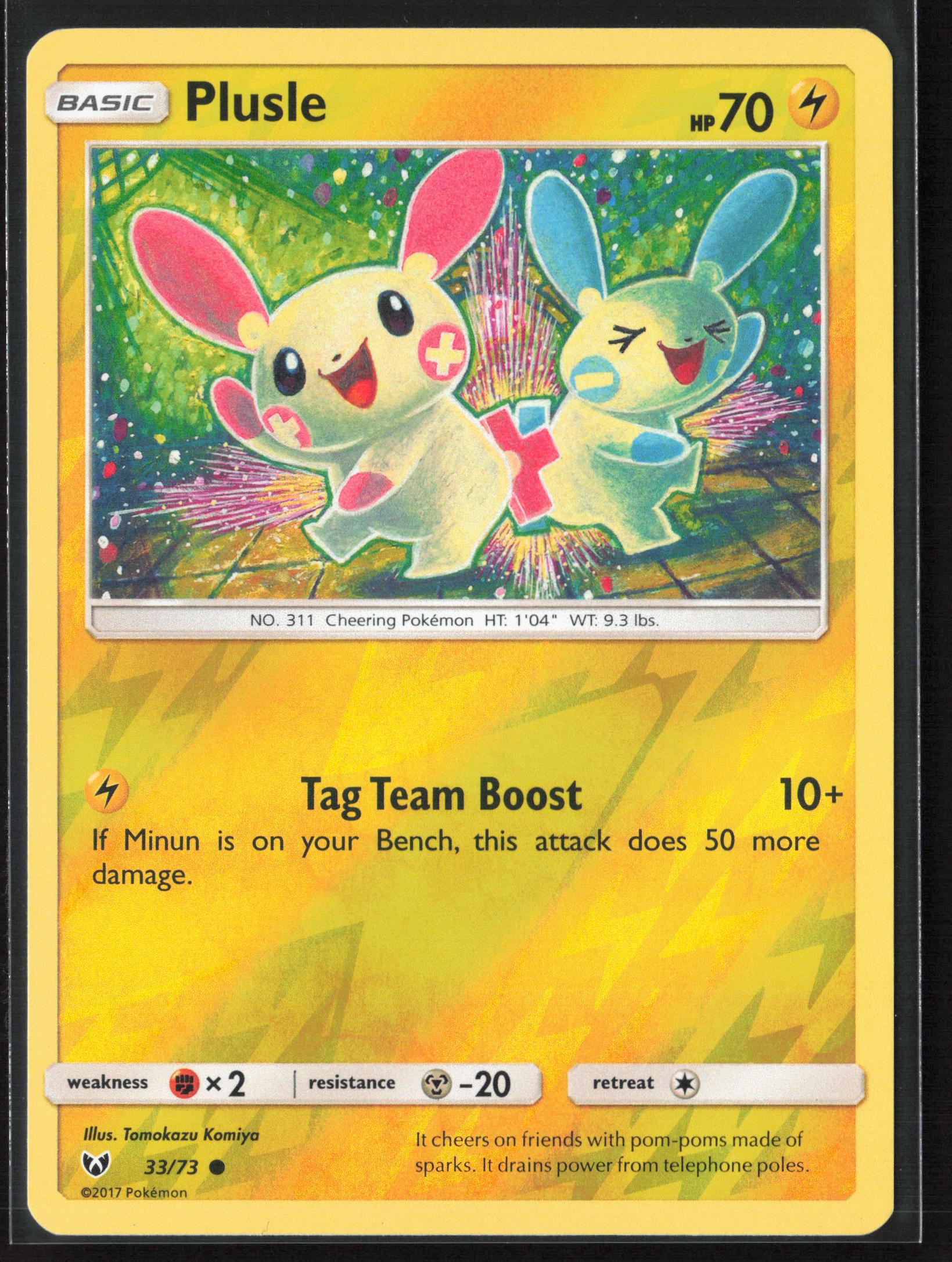 Shining Legends #33/73 Plusle Reverse Holo 22567
