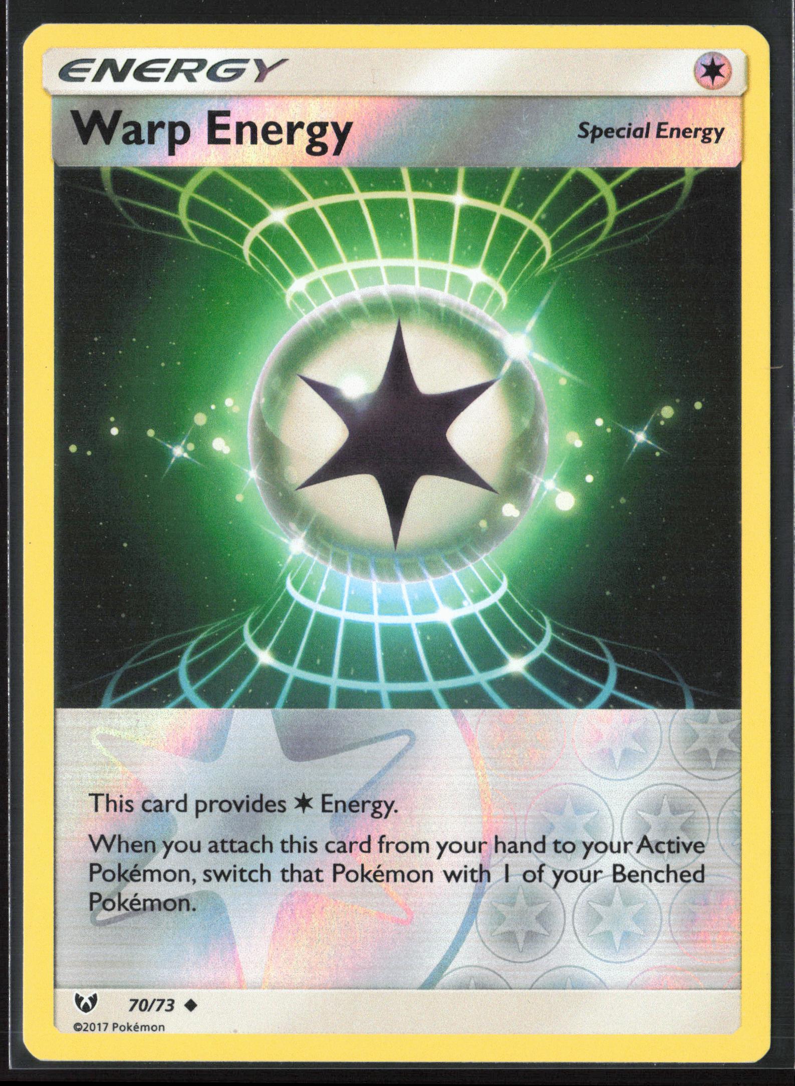 Shining Legends #70/73 Warp Energy Reverse Holo 22570
