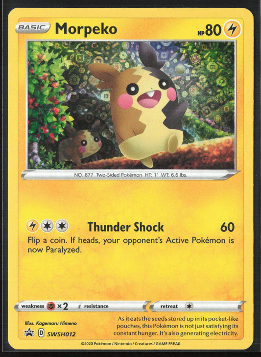 SWSH: Sword & Shield Promo Cards #SWSH012 Morpeko Holo 22583