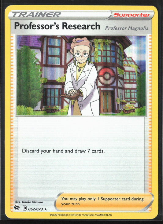 Champion's Path #62/73 Professor's Research Holo 22587