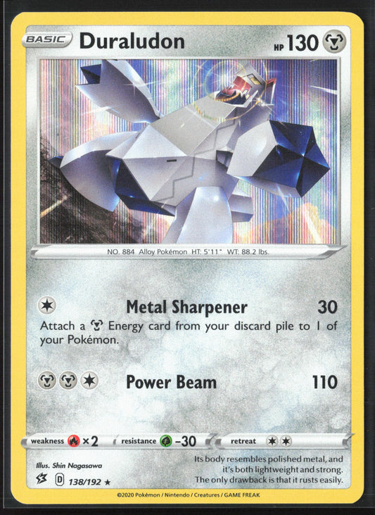 SWSH02: Rebel Clash #138/192 Duraludon Holo 22592