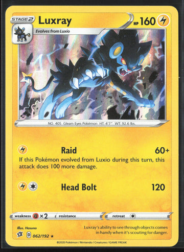 
Deck Exclusives #062/192 Luxray Holo 22593