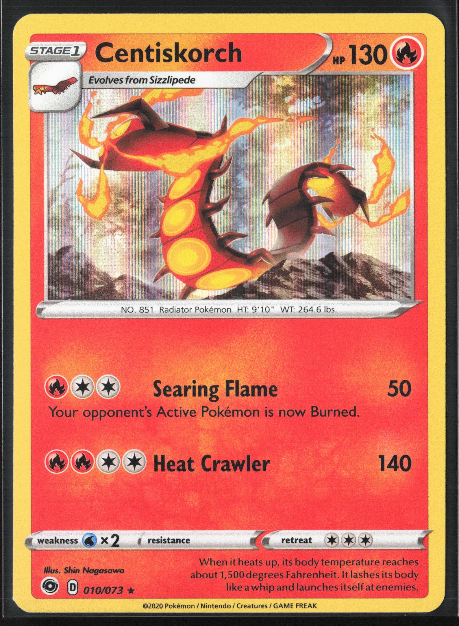 Champion's Path #10/73 Centiskorch Holo 22597