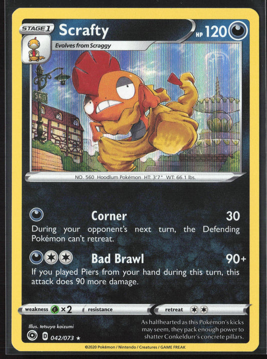Champion's Path #42/73 Scrafty Holo 22603