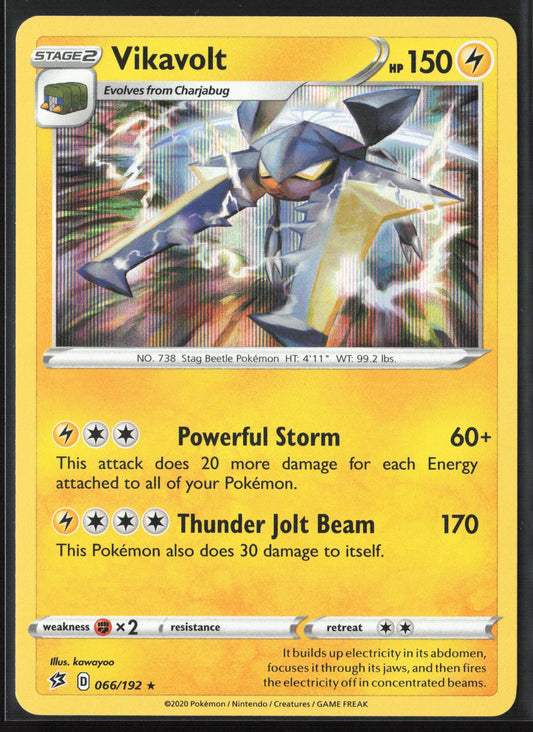SWSH02: Rebel Clash #066/192 Vikavolt Holo 22605