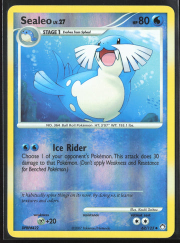 
Mysterious Treasures #62/123 Sealeo Reverse Holo 22623