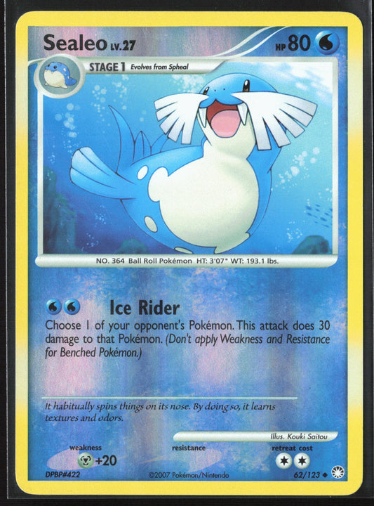Mysterious Treasures #62/123 Sealeo Reverse Holo 22623