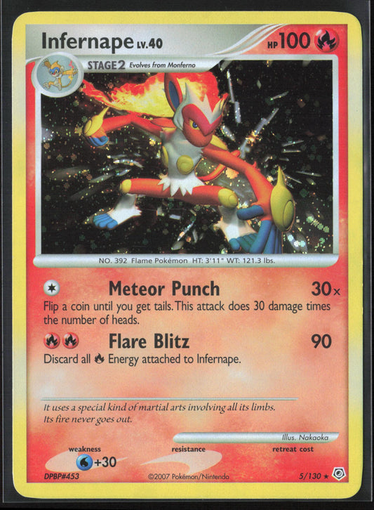 Diamond and Pearl #5/130 Infernape Holo 22627