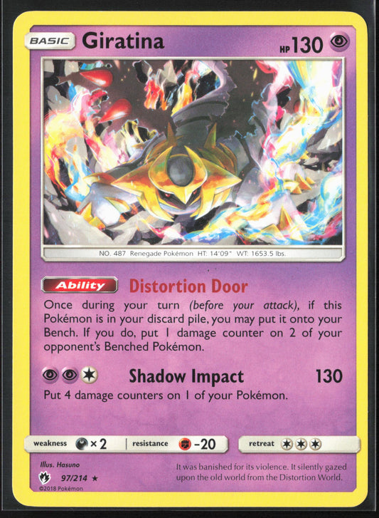 Blister Exclusives #097/214 Giratina Non-Holo 22628