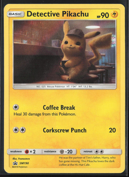 SM Promos #SM190 Detective Pikachu Holo 22630