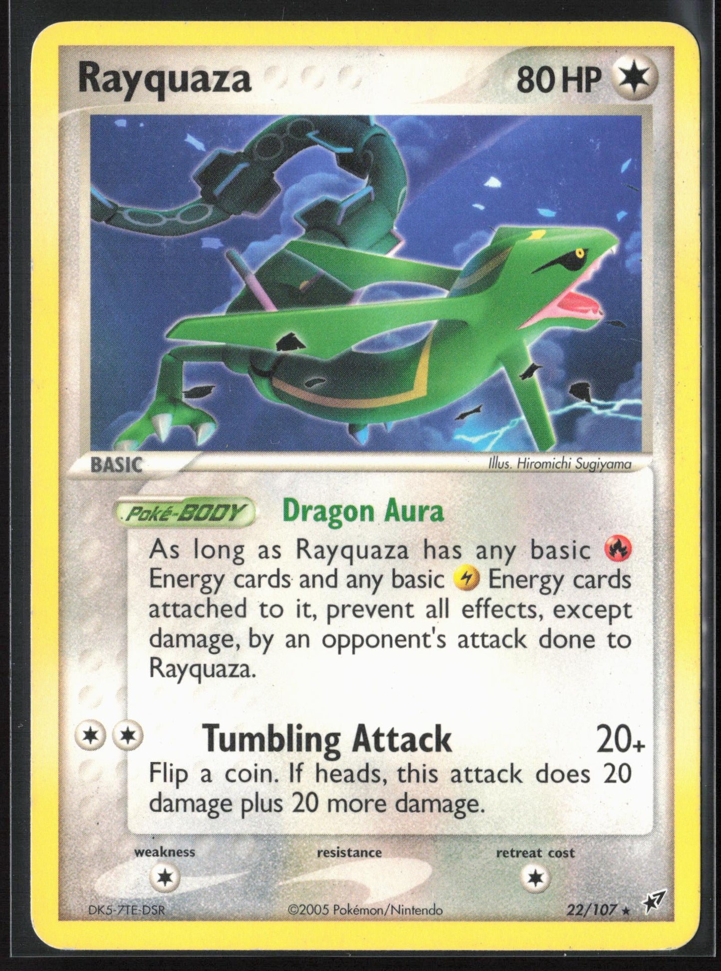 Deoxys #22/107 Rayquaza Non-Holo 22634
