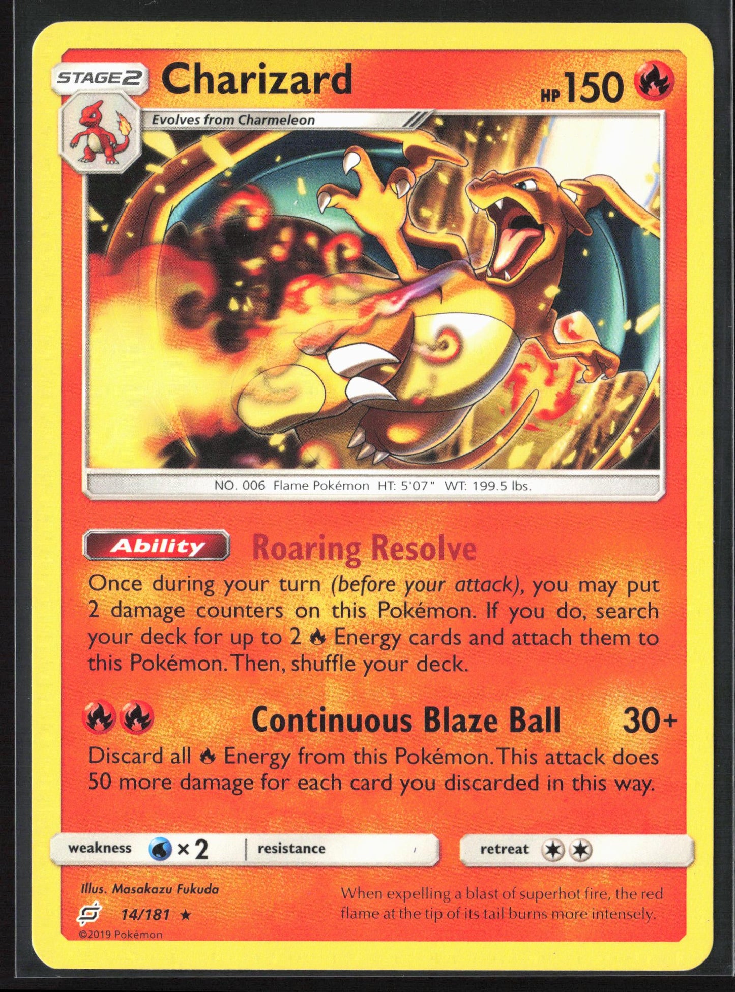 SM - Team Up #14/181 Charizard Non-Holo 22639