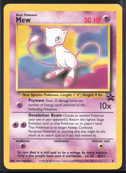 WoTC Promo #8 Mew (8) Non-Holo 22640
