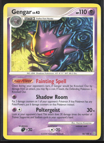 
Stormfront #18/100 Gengar Non-Holo 22641