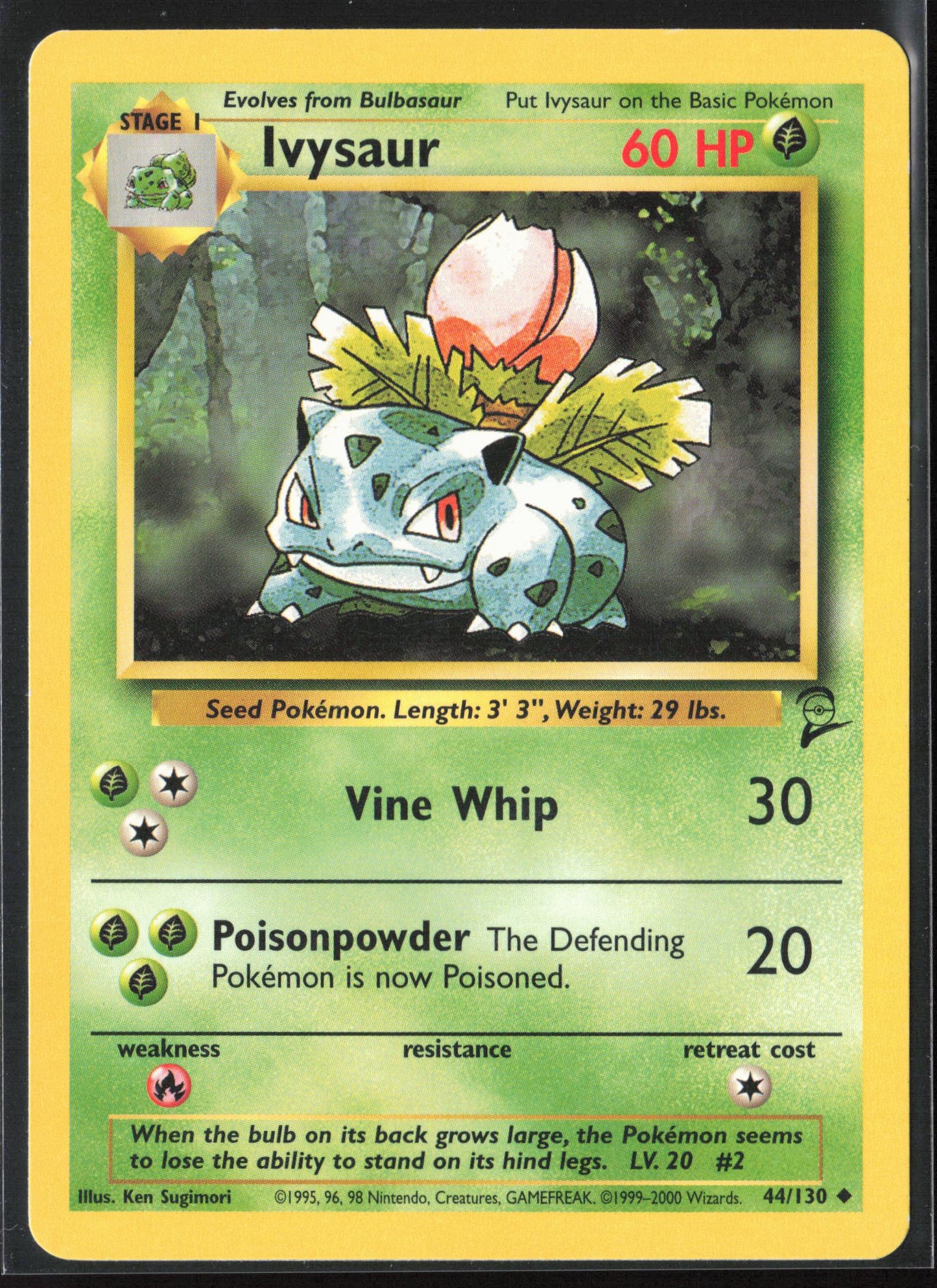 Base Set 2 #044/130 Ivysaur 22648 Non-Holo