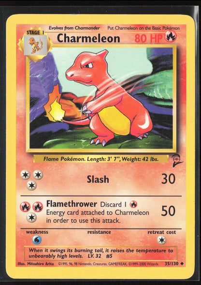 Base Set 2 #035/130 Charmeleon Non-Holo 22649