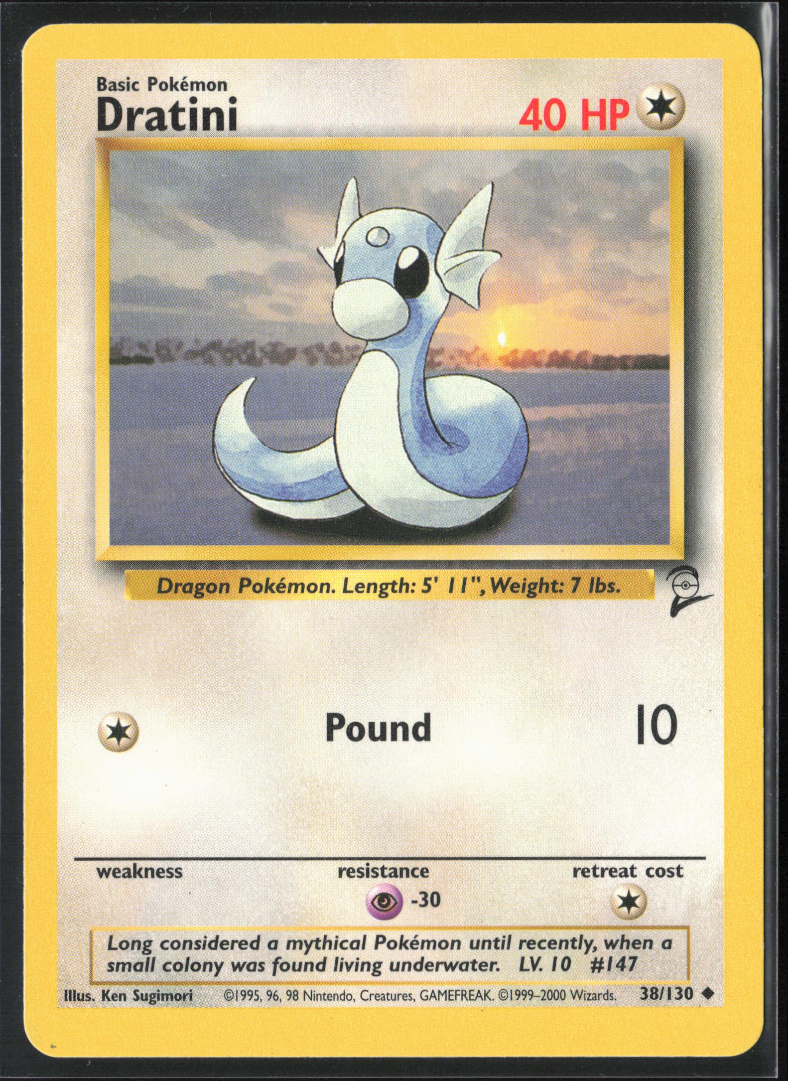 Base Set 2 #038/130 Dratini 22650 Non-Holo