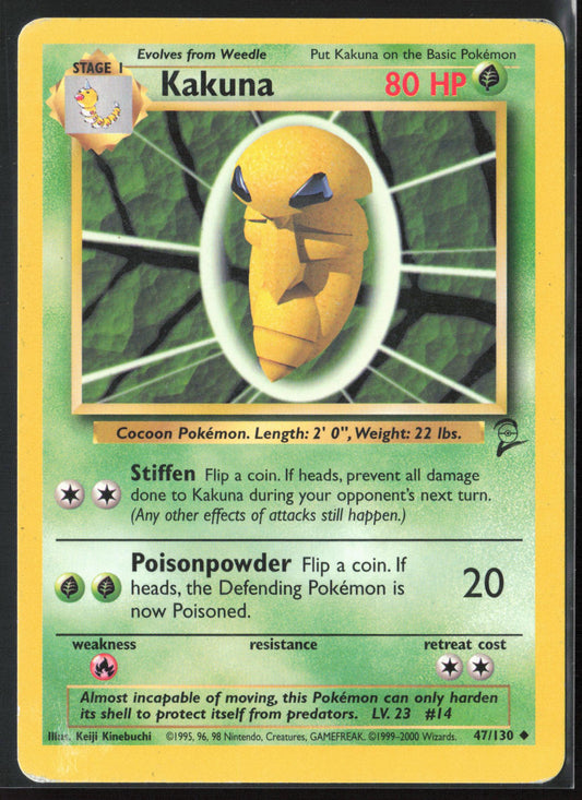 Base Set 2 #047/130 Kakuna 22652 Non-Holo