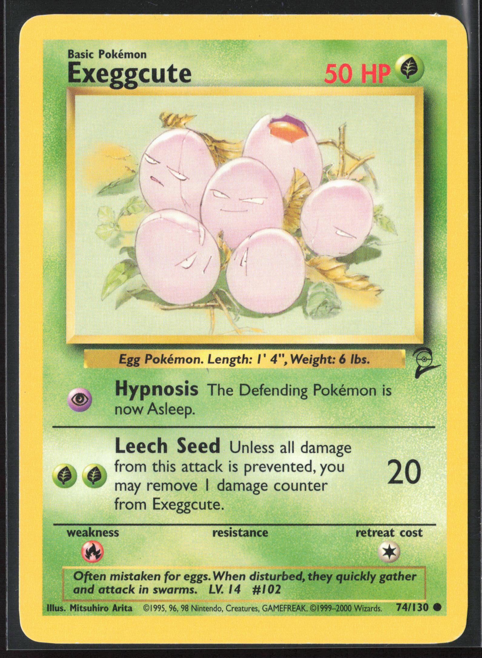 Base Set 2 #074/130 Exeggcute Non-Holo 22656