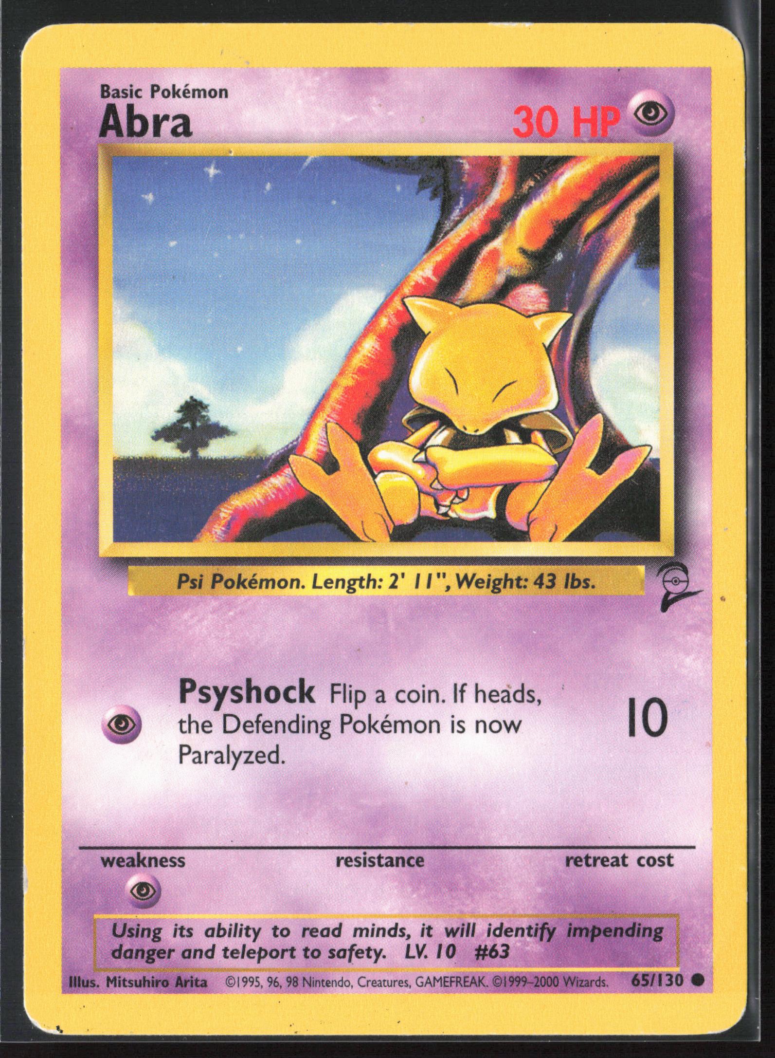 Base Set 2 #065/130 Abra Non-Holo 22658