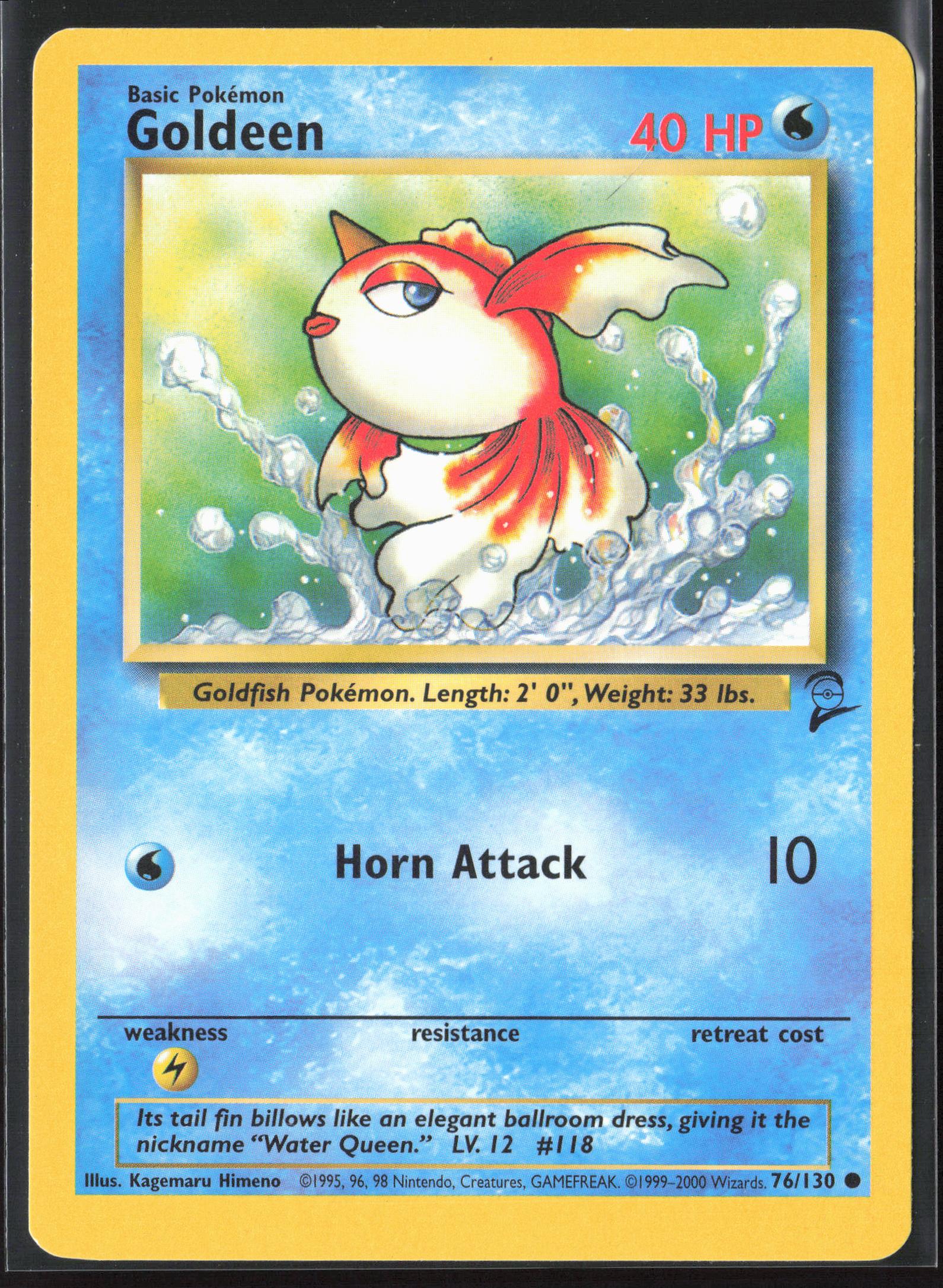 Base Set 2 #076/130 Goldeen Non-Holo 22662