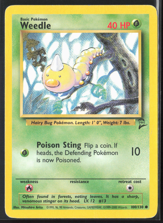 Base Set 2 #100/130 Weedle Non-Holo 22665
