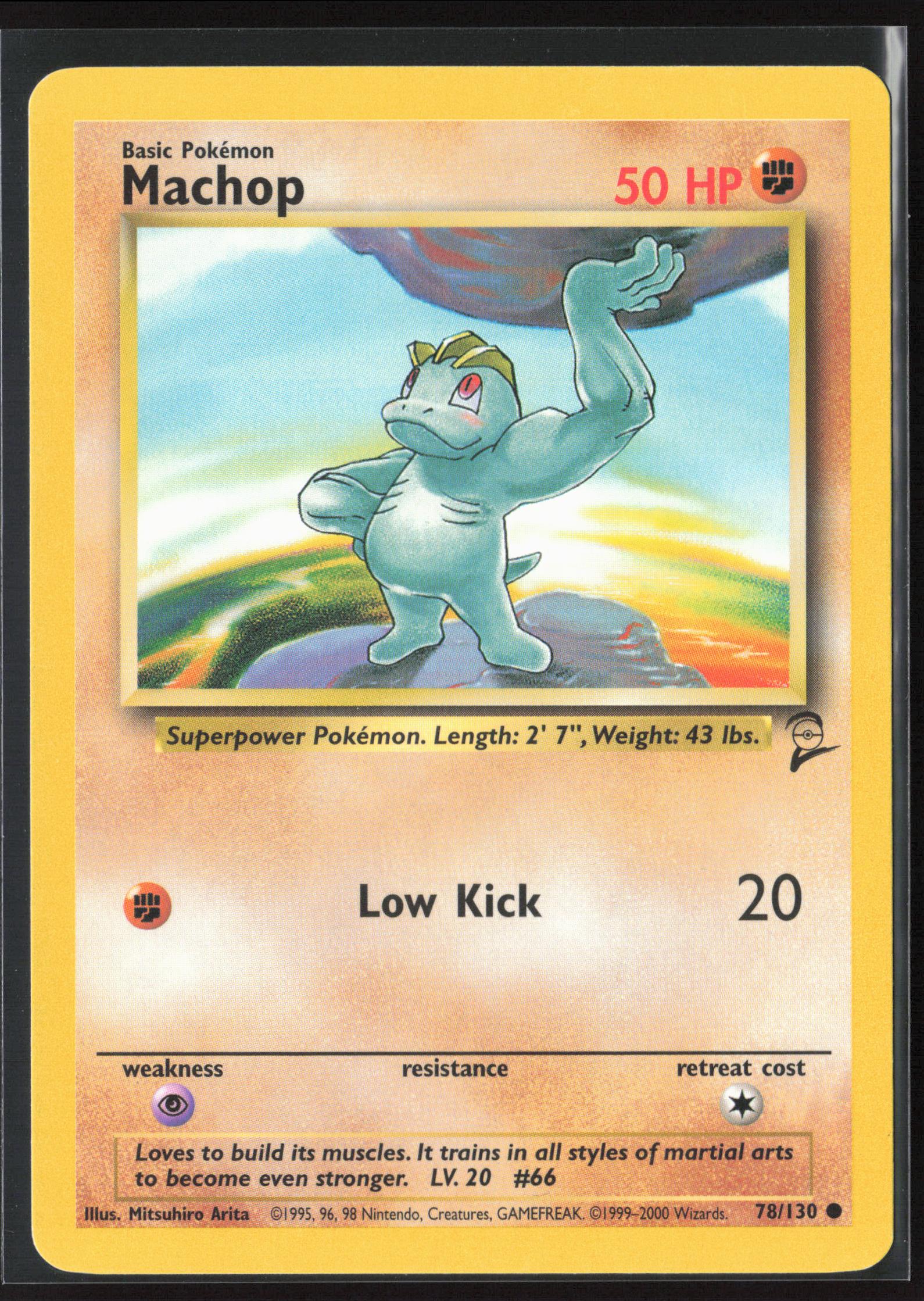 Base Set 2 #078/130 Machop Non-Holo 22667
