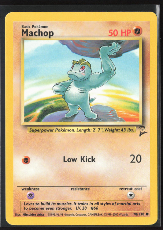 Base Set 2 #078/130 Machop Non-Holo 22667