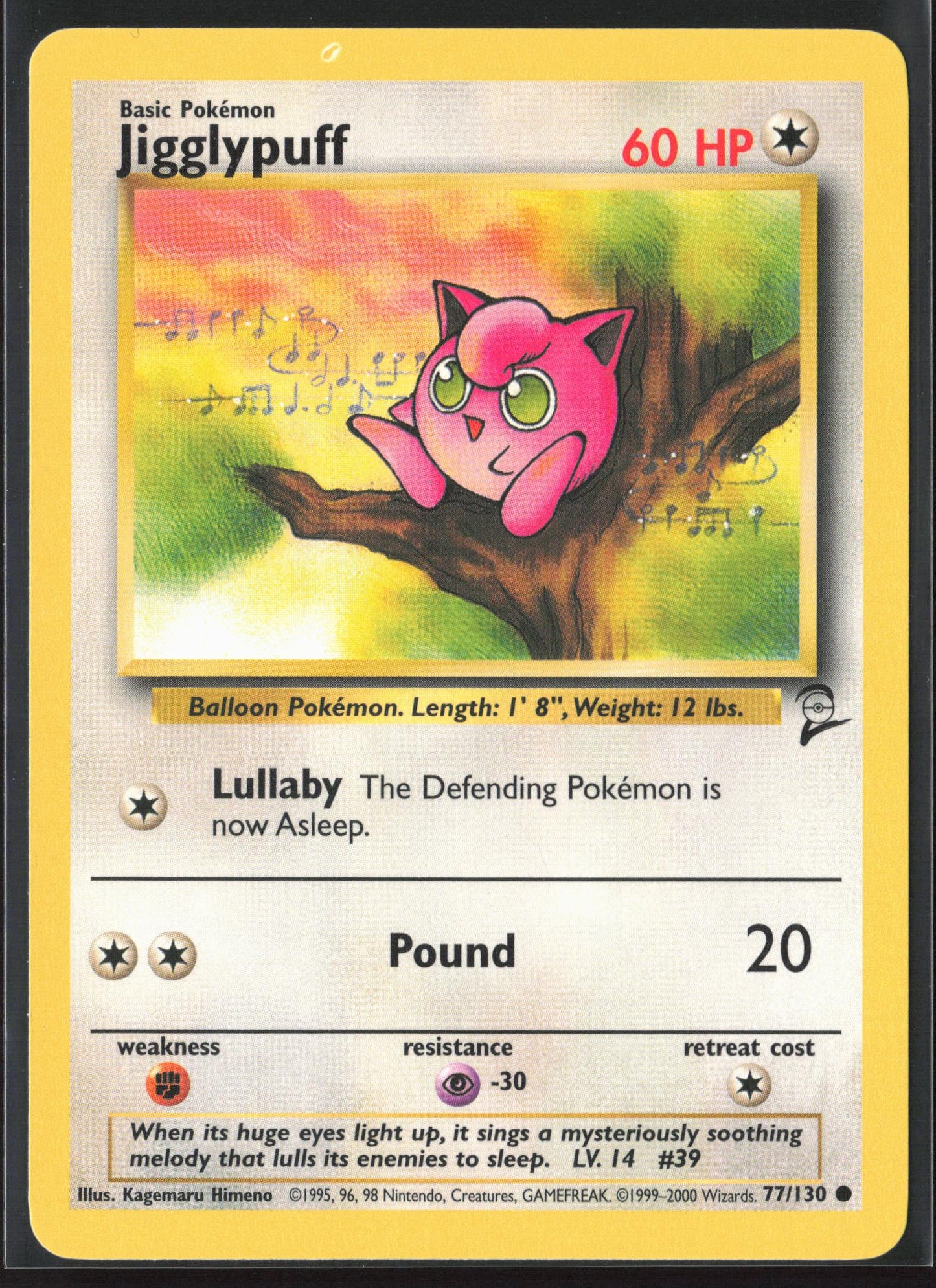 Base Set 2 #077/130 Jigglypuff Non-Holo 22668