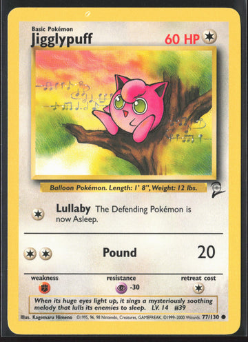 
Base Set 2 #077/130 Jigglypuff Non-Holo 22668